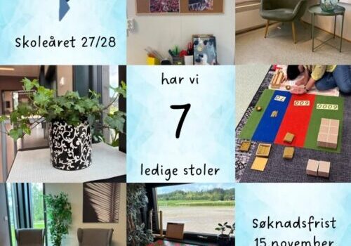 7 ledige stoler